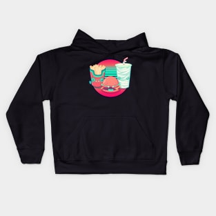 Spooky Fast Food Kids Hoodie